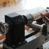 CK-G2.75 2.75" 4 Jaw Key Self-Centering Chuck, Thread 1"X8TPI, with Dovetail Jaws, Wood Screw, Two Nylon Washers, T Handle Allen Key for Woodturning Lathe.